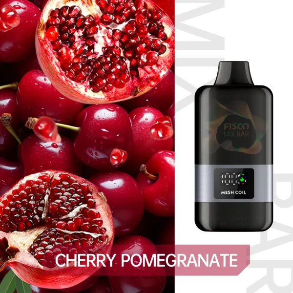 Fisco MIX Bar 12000 cool bar vape Cherry Pomegranate - OZ Shop Vape